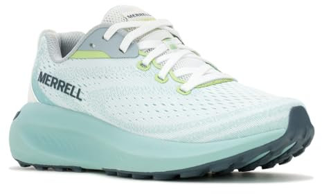 Merrell Women's MORPHLITE Trail Running Shoe, White/Frost Blue, 4.5 UK