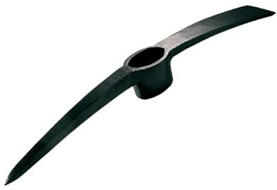 La zappa Piccone italiano di ricambio con occhio ovale e senza manico 1,5 Kg (Economico)