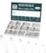 NEBURORA 600 pcs Silber Sicherheitsnadeln Stift Sortierte 6 Verschiedene Größen kleine und große Sicherheitsnadeln für Wäschebüro nähen Handwerk und Kunstfestern