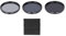 Set di Filtri ND, con Filtro ND2, Filtro ND4 e Filtro ND8 Rivestimento Multistrato HD Filtro Anti Sovraesposizione per Obiettivo Fotocamera per Accessori di Ripresa (49 mm)