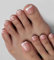 120 Pièces MouyouGlow Faux Ongles D'orteil à coller Court,Carré Rose Nude Blanc French Pink Natural Fake Ongles Pieds Toe Nails Full Cover Orteils Press on Nails avec Colle