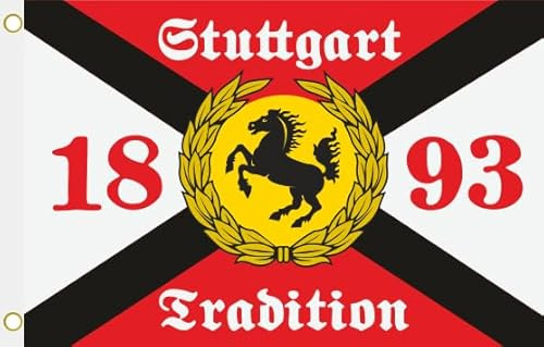 U24 Flagge Fahne Stuttgart Tradition 1893 Hissflagge 90 x 150 cm