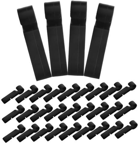 GLEAVI 100stücke Rutschfeste Bauhelmleuchte Klemme Hutclips Für Sicherheitskappen-licht Bauhelmklemme Scheinwerferhaken Für Bauhelm Clips Für Bauhelm-stirnlampe Ersatz-lichtclips