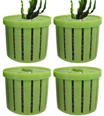 Aquarium Plant Cup,Aquatic Plant Cup - Small Stable Planting Basket for Desk Decorations Wall Window Pond Garden Corner Shelf