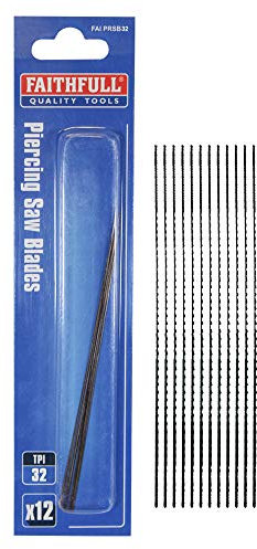 Faithfull Piercing Saw Blades (12) 32 Tpi
