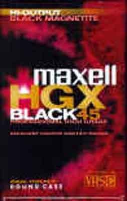 Maxell EC 45 HGX Black VHS-C High Grade