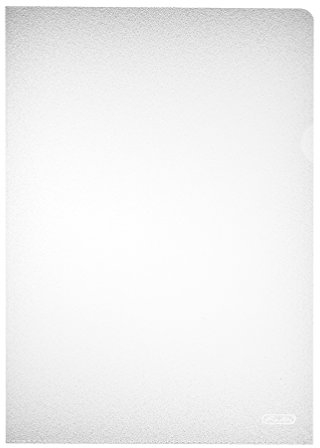 Herlitz Aktenhülle A4, eingeschweißt, Genarbt, oben und rechts offen, 10 Stück