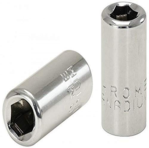 KS Tools 1/4'' Adapter-Stecknuss für Bits 1/4'' hochglanz verchromt