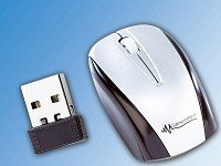 GeneralKeys 2,4 GHz optische Mini Funkmaus + USB Receiver