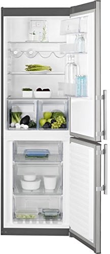 Electrolux RN3453OOX Independiente A+++ Acero inoxidable nevera y congelador - Frigorífico (Antiescarcha (nevera), SN-T, 43 dB, 4 kg/24h, A+++, Acero inoxidable)