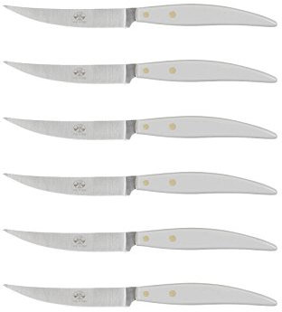 Coltellerie Berti Policromia 6 Coltelli Da Tavola Grigio