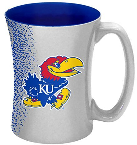 Boelter Brands NCAA Kansas Jayhawks Mocha Mug, 14-ounce