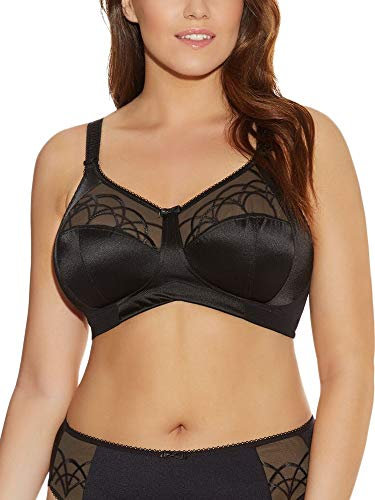 Elomi Cate 4033 Non Wired Full Cup Supportive Bra Black 40DD