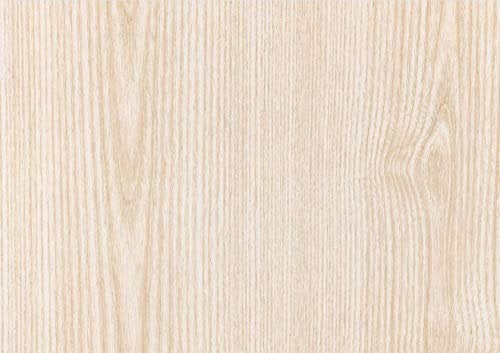 Alkor 3800042 Pellicola Adesiva per Mobili, Effetto Frassino Bianco, 45 cm x 2 m