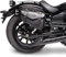 BS-Motoparts Satteltasche für Kawasaki Vulcan S Arizona Schwarz rechts - Motorrad-Satteltasche - 3 Liter - Synthetikleder - Riemenbefestigung