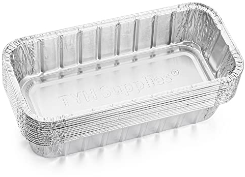 TYH Supplies - Vassoi in alluminio per barbecue Weber serie Genesis II LX 400 e 600, serie Summit 400 e 600 e griglia a gas Summit Gold e Platinum a 6 fuochi, 24,8 cm x 9,5 cm, 20