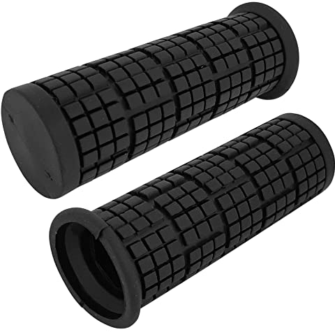 cyclingcolors Fahrradgriffe lenkergriffe Fahrrad gripshift 22mm 110mm Griffe Gummi Grip griffgummis MTB (Schwarz)