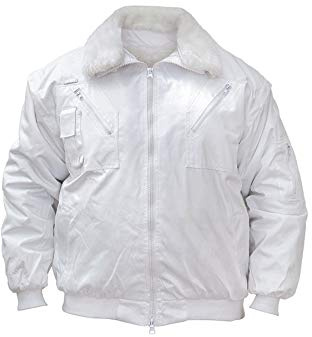 Korntex Pilotenjacke Arbeitsjacke Wasserdicht Winddicht Weiss - M