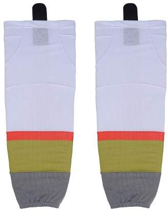 TW SPORTS & KILTS ICE HOCKEY SOCKS YOUTH TO ADULT SIZE 20 TO 30 INCH. (White/grey, numeric_26)