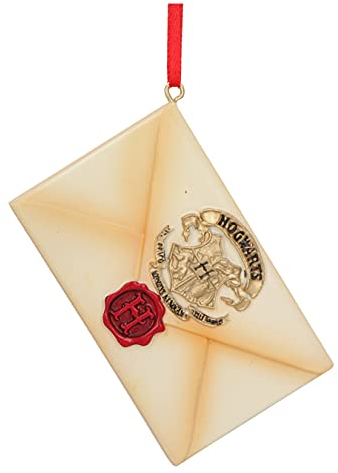 Nemesis Now Harry Potter Hogwarts, Adorno para Colgar en la Escuela, diseño de Letra de la Escuela, Color Beige (B5673T1)