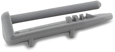 DL-pro Laufschienenanschlag Clip hinten für Beko 1880580400 Whirlpool 481246279981 Endschienenkappen Stopper für Geschirrkorb Geschirrspüler Spülmaschine (1 Stück)