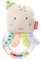 Fehn 054248 Rasselring Oktopus – Greifling zum Rasseln, Quietschen, Fühlen mit kuschelweichem Stoff-Oktopus – Für Babys und Kleinkinder ab 0+ Monaten – Größe 14cm