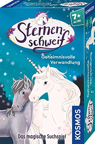 KOSMOS 712648 Sternenschweif - Geheimnisvolle Verwandlung, Mitbrinspiel für Kinder ab 7 Jahre, Kinderspiel zur beliebten Kinder-Buchreihe zum bezaubernden Einhorn
