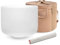 SITSANG 440 Hz B Note Crystal Singing Bowl Crown Chakra 10 inch with Artificial Leather Carrying Case and Singing Bowl Suede Striker and Rubber Mallet