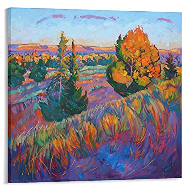 Erin Hanson Kunstwerk, schönes Poster, Leinwand, Kunstdruck, Poster, Foto, Bild, Gemälde, Poster, Raumdekoration, 70 x 70 cm