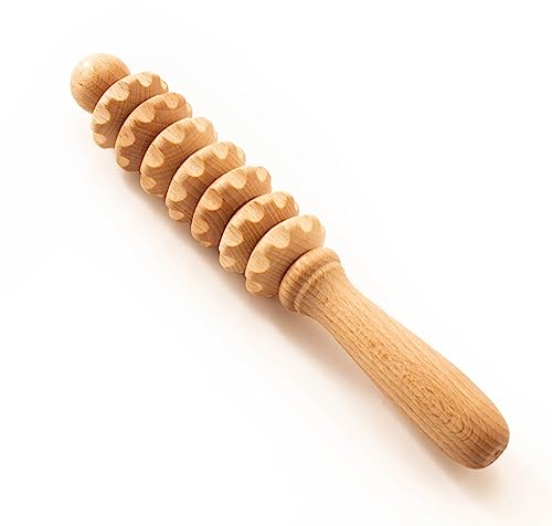 tuuli Massagegerät aus Holz für Tiere, Massage für Hunde, Katzen, Pferde, Massagebürste, Kurzhaar oder Langhaar