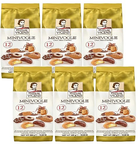 MATILDE VICENZI Minivoglie - Italienische Minikuchenmischung 300g (Minivoglie, x6)