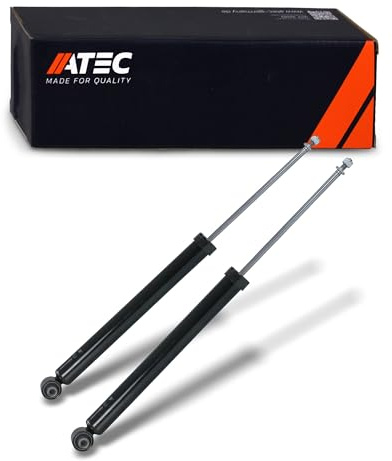 ATEC Germany 2x Gasdruck Stoßdämpfer hinten Federbein | Kompatibel mit: AUDI A3, TT Roadster, SEAT LEON, TOLEDO II, SKODA FABIA I, FABIA I Combi, FABIA I Stufenheck, FABIA II