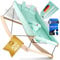 Wolkenlicht® Babywippe Neugeborene - sicher komfortabel & nachhaltig - Babyschaukel Babywiege Baby Bouncer Wippe Baby swing to sleep - Echtholz