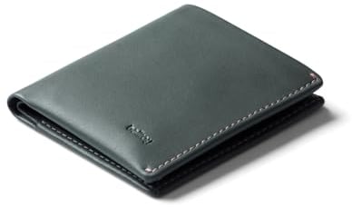 Bellroy Note Sleeve, Slim Leather Wallet, RFID Editions Available (Max. 11 Cards and Cash) - Everglade