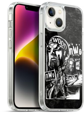 Head Case Designs Offizielle WWE Fatthead Superstar NWO Gel Handyhülle Hülle [Militärischer Schutzgrad] Kompatibel mit Apple iPhone 14