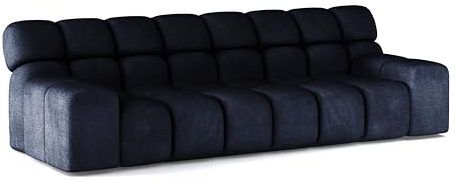 DomiMeble DomoHome - Campile Big Sofa mit Schlaffunktion 288 cm Breit Schlafsofa, modern Couch, Wohnzimmer Möbel, Elektrisch ausfahrbarer Sitz (Eden 16)