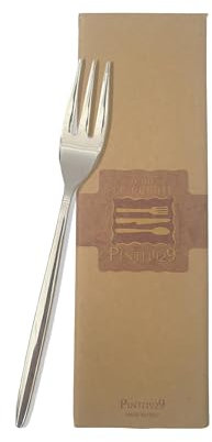 Sicignano | Set 12pz Forchetta per Dolci a 3 Spine Olivia in Acciaio Inox - Design elegante, per Bar Ristorante, Casa