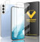 2+2+1 For Samsung Galaxy S22 Screen Protector 2 Pack +Camera Lens Protector 2 Pack +Installation Frame, Fingerprint Compatible, High Transparency Tempered Glass Protective Film for Samsung Galaxy S22