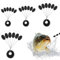 AEIOPRS NEU Gummistopper Posenstopper Stopper Angeln Schnurstopper Silikonstopper oval rund