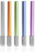 WeddHuis 5 Pièces Rallonge de Crayon Réglable en Alliage d'Aluminium pour École Atelier de Peinture Écriture (Vert, Orange, Bleu, Argent, Violet)