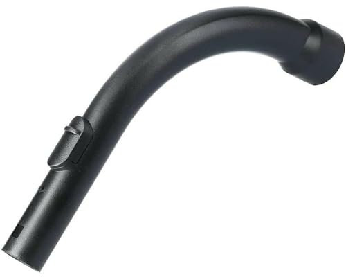 Vacuum Plastic Bent End Hose Compatible with Miele S2110, S501, S524, C1, C2, C3, S4 Canister Vacuum Cleaner, Handle Grip Tube Replacement Part 5269091