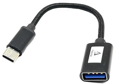 T-ProTek USB-C auf OTG USB-Stecker Adapter Datenkabel Datenübetragung kompatibel für Google Pixel, Pixel 2, Pixel C
