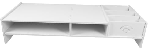 Zerodeko Multipurpose Monitor Riser Sturdy Shelf Desk Extender Integrated Drawer for Office