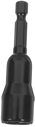 Ciieeo Power Wing Nut Driver Bit Set Ratchet Handle, Hex Shank Socket Wrenches for Ceiling Cup Hooks and Hurricane Shutter Bolts, Black Electric Installation Tool for Wing Nut Screws