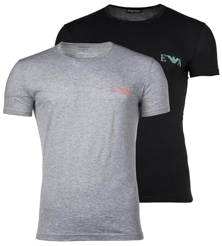 Emporio Armani Herren Emporio Armani Underwear 2-Pack T-Shirt Core Logoband Shirt (2er Pack)