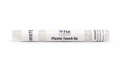 V-Fix White Kitchen & Bathroom Touch Up Paint Pen - Repair Scratches, Chips & Scuffs on Cupboards, Cabinets, Furniture, UPVC & Plastic Surfaces - Waterproof - 3ml