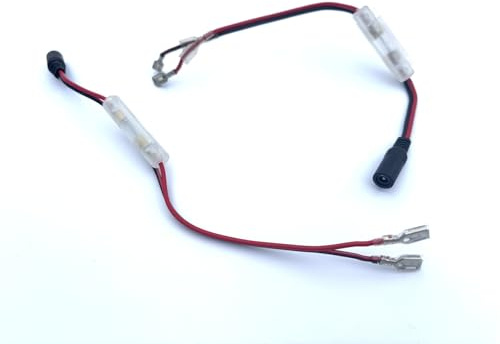 Pair of Battery Lead to fit Waverunner Bait Boats. Black Jack Style with In-line Fuses as shown.