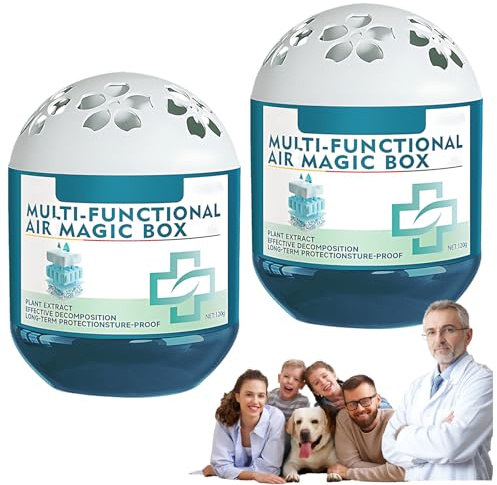 2 Pcs Multi Functional Air Magic Box Staubfänger Wohnung Staubfrei Zuhause Indoor Luftreinigung Staub Entfernung Magic Box Staubsammler Staubfreies Zuhause Automatische Staubabsaugung
