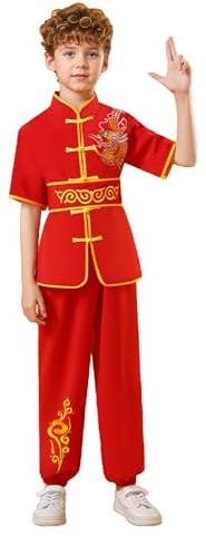 Générique Costume Kung Fu Enfants 3-16 ans Garçons Filles chinoise traditionnelle kung fu vêtements Unisexe Uniformes Traditionnels uniforme de tai chi