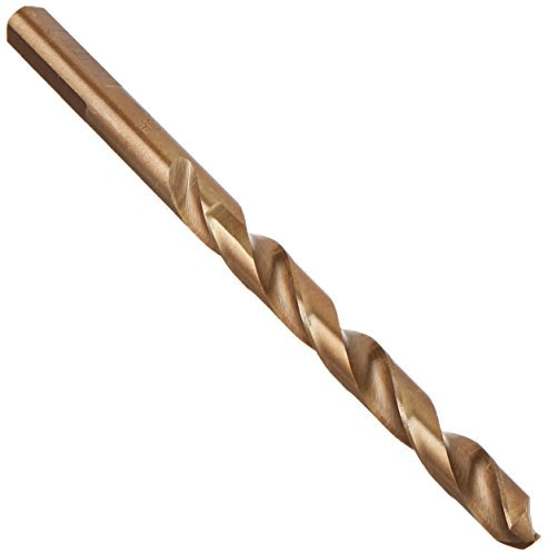 BOSCH CO2143 1-Piece 1/4 In. x 4 In. Cobalt Metal Drill Bit for Drilling Applications in Light-Gauge Metal, High-Carbon Steel, Aluminum and Ally Steel, Cast Iron, Stainless Steel, Titanium